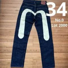 Evisu 黄色大黒 2000's No.記載なし 海外輸出版 W34 激レア Evisu 黄色大黒 2000's No.記載なし 海外輸出版 W34 激レア