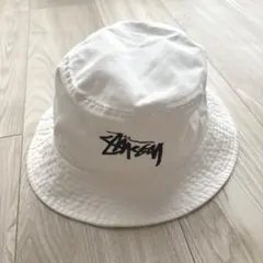 Stussy キッズ ホワイト バケットハット 白 レア