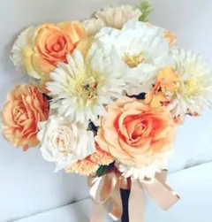 専用　[月末特別Sale]　ブートニア付　新品未使用　ウェディングブーケ