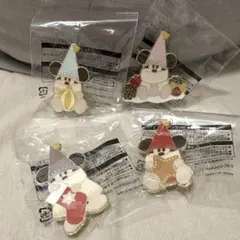 リルリンリン　ピンバッジ　2025　クリスマス　4個セット