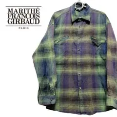 60's オンブレチェック　長袖シャツ　Lサイズ　超人気の希少アイテム 楽天市場】60s USA製 ☆ オンブレ チェック レーヨン 長袖