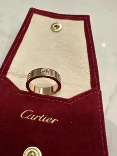 Cartier LOVEリング 18KPG ピンクサファイア