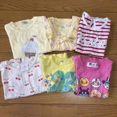 7点 女の子 半袖Tシャツ 90cm petit main アンパンマン 柄物