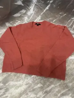 クルーネック セーター Lサイズ　ピンク　ユニクロ