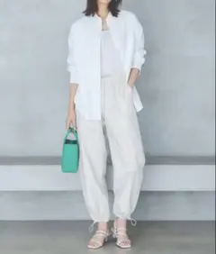 未使用 GU ジーユー プルオンカーゴパンツ ゴムウエスト