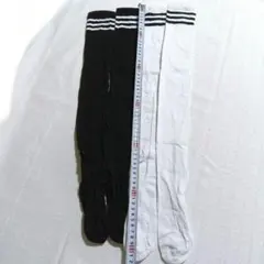 ☆2色セット　新品　ニーハイソックス　レディース　ゴルフ　セット　白　黒のサムネイル