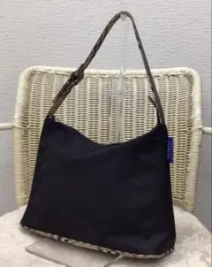 バーバリー　ブルーレーベル　ワンショルダーバッグ　ノバチェック　ナイロン　美品