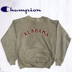 Champion ALABAMA スウェット グレー　チャンピオンカレッジロゴ