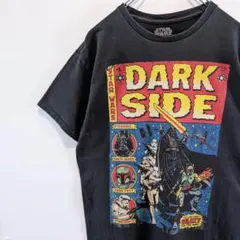 USA製 スターウォーズ ダースベーダー tシャツ 黒 墨黒 XL フェード 