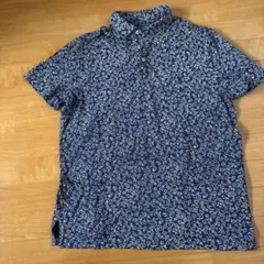 POLO RALPH LAUREN ネイビー花柄ポロシャツ L