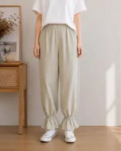 【美品】SNIDEL HOME ドット柄 ルームウェア パンツのサムネイル