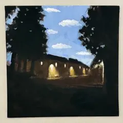 アクリル画　風景　1157