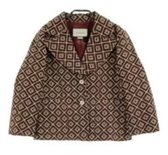 新品、GUCCI グッチGジャガード ブラウン系 40のサムネイル