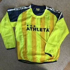 ATHLETA 140サッカー　練習着　シャカシャカ