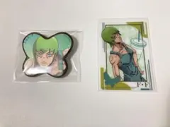 ジョジョの奇妙な冒険 ストーンオーシャン バタフライ缶バッジ　F・F