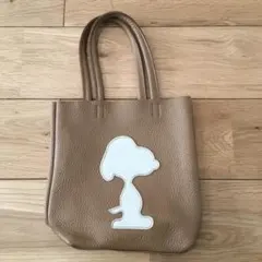 新品！kotty×スヌーピー☆本革トートバッグ SS - メルカリ