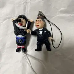 お笑い芸人 出川哲朗　フィギュア ストラップ 2個セット