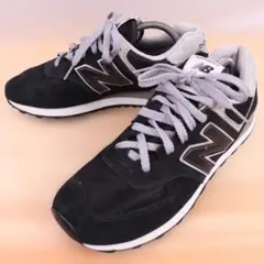 New Balance574黒グレースニーカーUS9.5/27.5cm a175