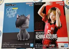ハイキュー!! 黒尾鉄朗クロオネコ 孤爪研磨 ポージングフィギュア 2種セット