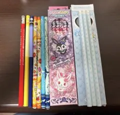 かきかた鉛筆とその他の鉛筆、1本赤鉛筆あり濃さが2BとB