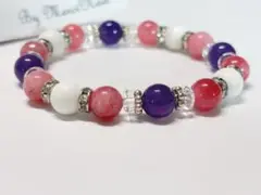 天然石　パワーストーンブレスレット★ハンドメイド★勇気・冷静