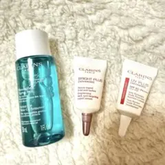 CLARINS クラランス アイメイクリムーバー　美容液　日焼け止め乳液セット