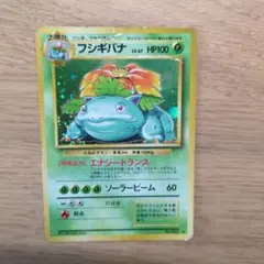 旧裏ポケカ　フシギバナ　大玉ホロ　折れあり
