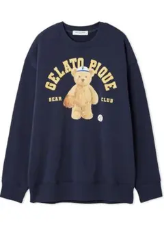 【新品】ジェラートピケ　スポーティーベア裏毛プルオーバー