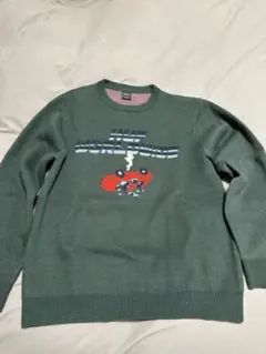 HUF グラフィックセーター Lサイズ ダークグリーン