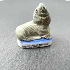 フェーヴ フランス 動物 トド 海 フェーブ ミニチュア 陶器