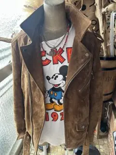 ZARA ブラウンライダースジャケット