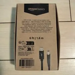Amazonベーシック USB3.0ケーブル 1.8m Aオス-Bオスのサムネイル