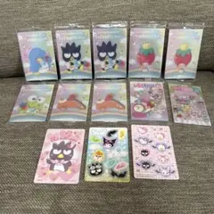 サンリオ　カード11枚&ステッカー２枚セット