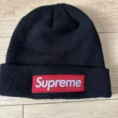 最終値下げ‼︎ コラボSupreme ブラック ニット帽