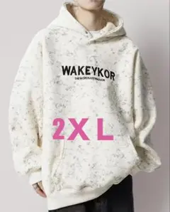 WAKEYKOR パーカー 2XL オーバーサイズ 新品未使用　おしゃれ　$