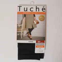 Tuche　10分丈レギンス　M-Lサイズ　黒　80デニール