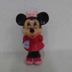 昭和レトロ ディズニー Disney ミニーマウス ソフビ 置き物 鉛筆削り