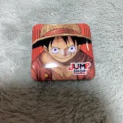 JUMP SHOP ワンピース ルフィ スクエア缶バッジ