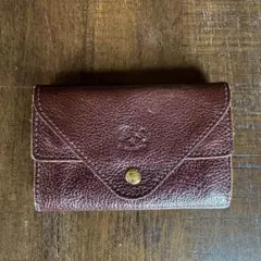 【美品】IL BISONTE レザー ブラウン イルビゾンテ 小型財布