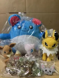 ポケモン　ぬいぐるみ　まとめ売り　マリル　サンダース　イーブイ　ミュウなど