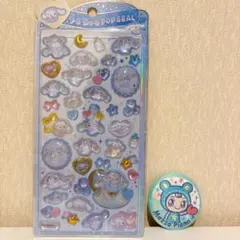 【正規品】うるちゅるPOPシール シナモロール サンリオベビー ナルミヤ缶バッジ