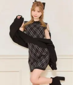 apres jour レイヤード風ニットワンピース Sサイズ