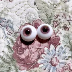 ディーラー様製　グラスアイ　濃いピンク　2