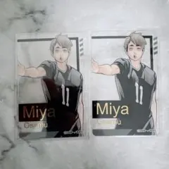 ハイキュー!! ファンパーク 箔押しクリアカードコレクション 宮治