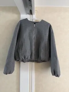 ZARA グレー ボンバージャケット