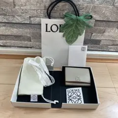 ロエベ LOEWE アナグラム 三つ折り財布 トライフォールド ウォレット