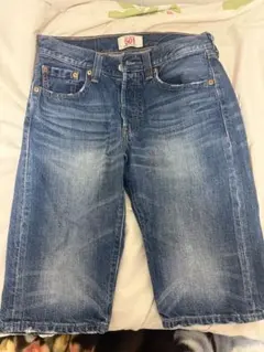 ハーフデニムパンツ