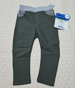 【新品タグ付き】恐竜 カーキ パンツ 長ズボン ストレッチ 90cm