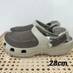 Crocsクロックス ユーコン・ウーブン ブラウン M9 未使用 - メルカリ