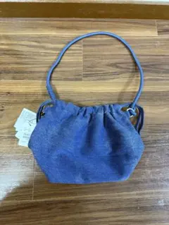Ciaopanic TYPY 巾着型ショルダーバッグ ダークブルー